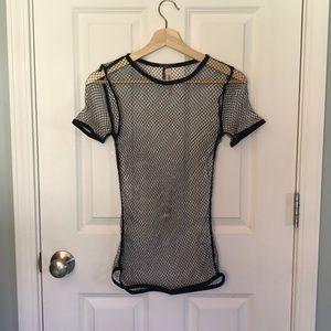 Victoria's Secret mesh black top